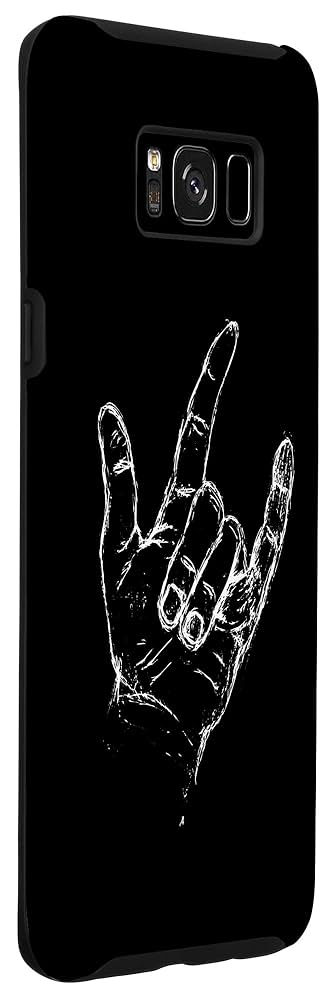 Amazon.co.jp: Galaxy S8+ 悪魔の角 ハンドサイン ロック